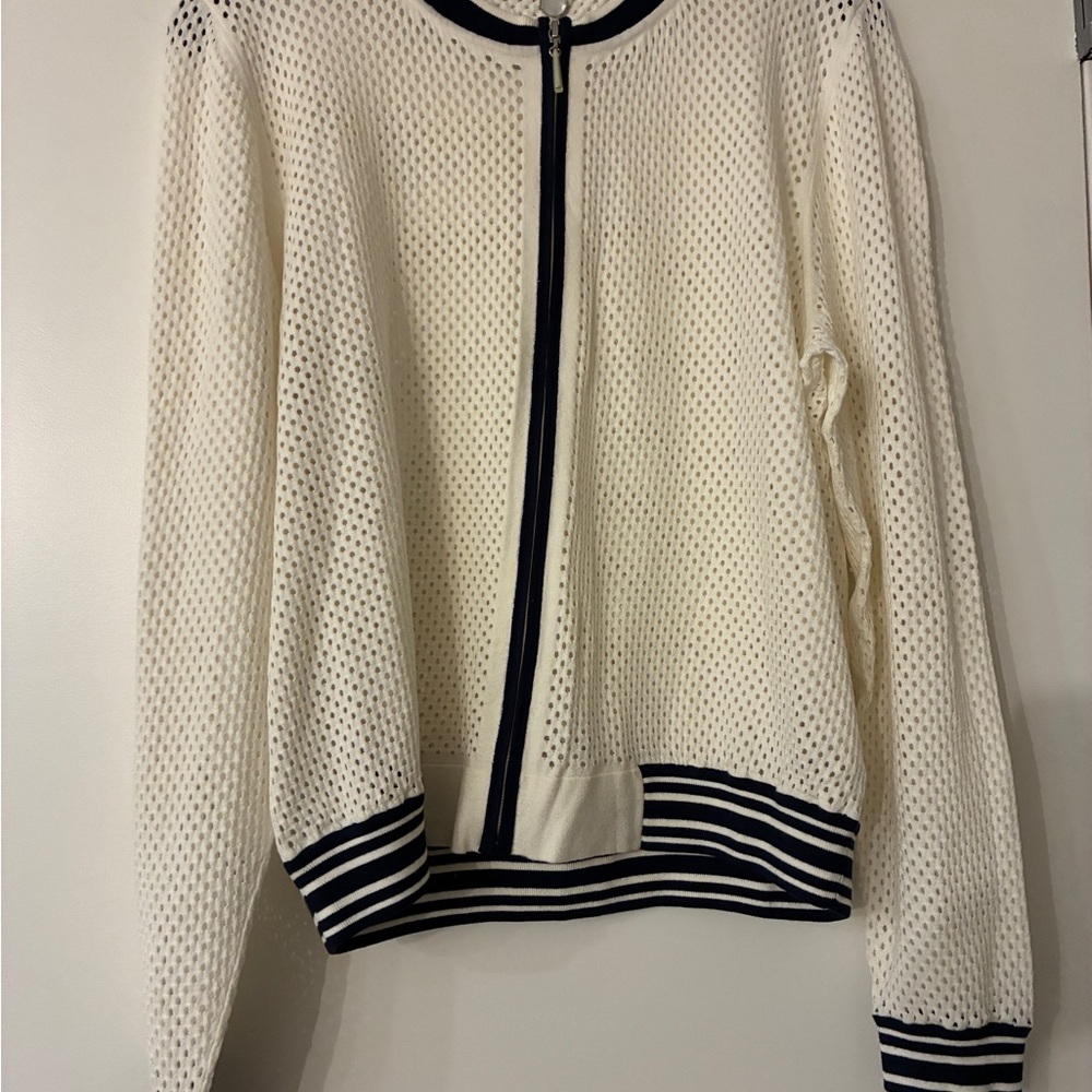 Margaret O’Leary Mesh Bomber Jacket